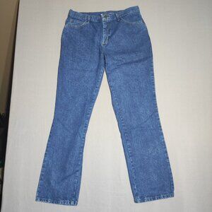 Lee jeans women's size 10 Medium denim blue colour Relaxed fit Straight Leg